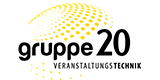 Logo: gruppe20 Veranstaltungstechnik